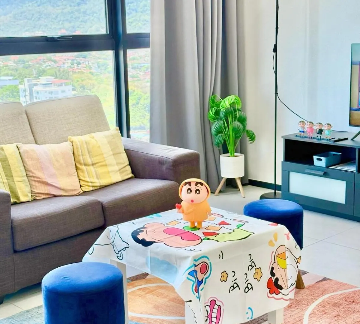 Daire Crayon Shinchan 3R2B Seaview Suite George Town